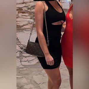 Black Cutout Bodycon Dress